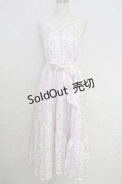 画像1: axes femme / ブルーミングサクラキャミワンピース  生成り T-25-07-29-017-AX-OP-SA-ZI