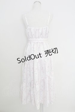 画像2: axes femme / ブルーミングサクラキャミワンピース  生成り T-25-07-29-017-AX-OP-SA-ZI