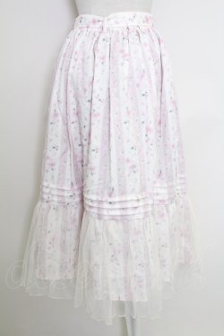 画像2: axes femme / ブルーミングサクラスカート  ピンク T-25-07-29-018-AX-SK-SA-ZT
