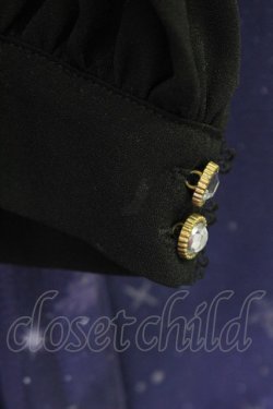 画像6: axes femme / ステラートプリントシャツワンピース  ブラック T-25-07-31-016-AX-OP-SA-ZT34