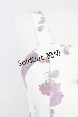 画像4: axes femme / バスケットブーケ柄ジャンスカ  アイボリー T-25-07-31-018-AX-OP-SA-ZT34