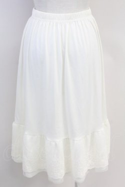 画像2: axes femme / 選べる着丈レースペチスカート S キナリ T-25-07-31-019-AX-SK-SA-ZT