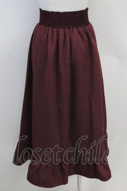 画像2: axes femme / ナポレオンモチーフロングスカート  ボルドー T-25-07-31-020-AX-SK-SA-ZT
