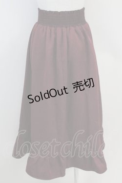 画像2: axes femme / ナポレオンモチーフロングスカート  ボルドー T-25-07-31-020-AX-SK-SA-ZT037