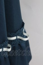 画像3: axes femme / サス付フリルスカート  グリーン T-25-07-31-021-AX-SK-SA-ZT037 (3)