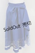 axes femme / 【美女と野獣】フリルスカート  青 T-25-07-31-022-AX-SK-SA-ZT037