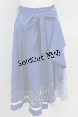 画像1: axes femme / 【美女と野獣】フリルスカート  青 T-25-07-31-022-AX-SK-SA-ZT037