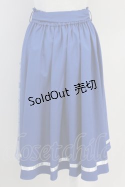 画像2: axes femme / 【美女と野獣】フリルスカート  青 T-25-07-31-022-AX-SK-SA-ZT037