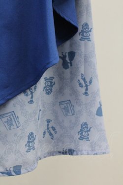 画像4: axes femme / 【美女と野獣】フリルスカート  青 T-25-07-31-022-AX-SK-SA-ZT