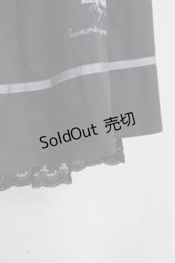 画像4: axes femme / 薔薇×額縁刺繍ミドルスカート  黒Ｘパープル T-25-07-31-025-AX-SK-SA-ZT269