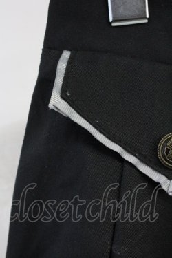 画像5: axes femme / 薔薇×額縁刺繍ミドルスカート  黒Xパープル T-25-07-31-025-AX-SK-SA-ZT269