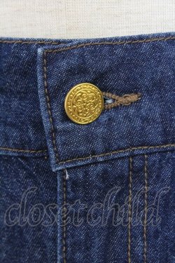 画像5: axes femme / バックリボンワイドデニムパンツ M インディゴ T-25-07-31-027-AX-PA-SA-ZT