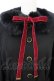 画像3: axes femme / ファー襟付ケープコート  ブラック T-25-07-31-001-AX-JA-SA-ZT