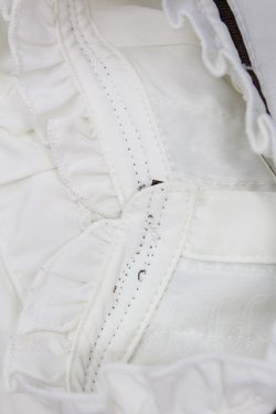 画像5: axes femme / カメオブローチ付シフォンブラウス  アイボリー T-25-07-31-006-AX-BL-SA-ZT