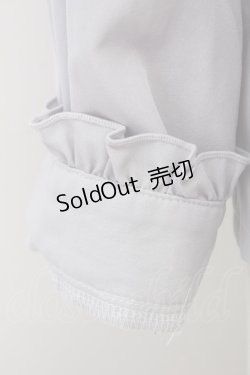 画像5: axes femme / バラブーケ刺繍リボンブラウス  ラベンダー T-25-07-31-007-AX-BL-SA-ZT074