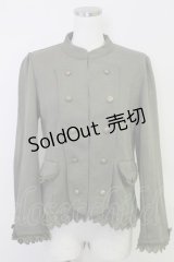 axes femme / ナポレオン風ストレッチジャケット  カーキ T-25-07-31-009-AX-JA-SA-ZT