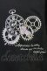 画像4: axes femme / 時計×歯車刺繍ニットカーディガン  ブラック T-25-07-31-012-AX-TO-SA-ZT