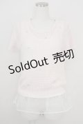 LODISPOTTO / ビジュートップス  ピンク T-25-08-03-021-LO-TO-AS-ZT331