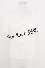 LODISPOTTO / ニットカーディガン  ピンク T-25-08-03-022-LO-TO-AS-ZT