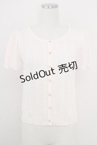 LODISPOTTO / ニットカーディガン  ピンク T-25-08-03-022-LO-TO-AS-ZT