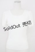 LODISPOTTO / ビジュートップス  白 T-25-08-03-003-LO-TO-AS-ZT