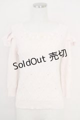LODISPOTTO / ビジュートップス  ピンク T-25-08-03-023-LO-TO-AS-ZT