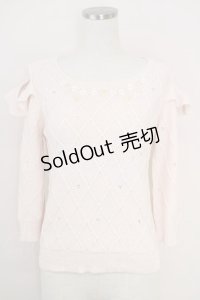 LODISPOTTO / ビジュートップス  ピンク T-25-08-03-023-LO-TO-AS-ZT