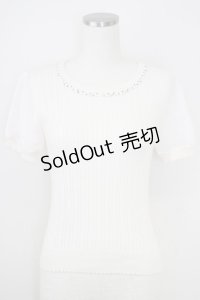 LODISPOTTO / ビジュートップス  ピンク T-25-08-03-025-LO-TO-AS-ZT