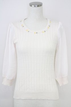画像1: LODISPOTTO / ビジュートップス  ピンク T-25-08-03-026-LO-TO-AS-ZT