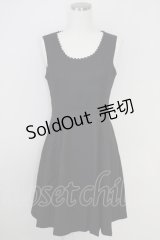 LODISPOTTO / ウエストレースワンピース  黒 T-25-08-03-032-LO-OP-AS-ZT