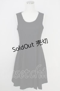 LODISPOTTO / ウエストレースワンピース  黒 T-25-08-03-032-LO-OP-AS-ZT