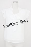 LODISPOTTO / シフォントップス  白 T-25-08-03-005-LO-TO-AS-ZT