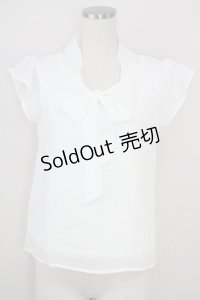 LODISPOTTO / シフォントップス  白 T-25-08-03-005-LO-TO-AS-ZT