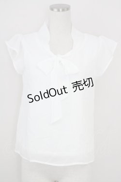 画像1: LODISPOTTO / シフォントップス  白 T-25-08-03-005-LO-TO-AS-ZT