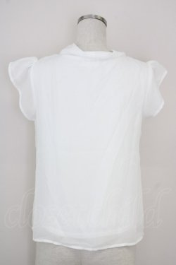 画像2: LODISPOTTO / シフォントップス  白 T-25-08-03-005-LO-TO-AS-ZT