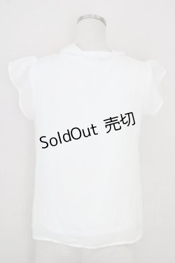 画像2: LODISPOTTO / シフォントップス  白 T-25-08-03-005-LO-TO-AS-ZT