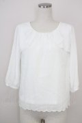 LODISPOTTO / シフォントップス  白 T-25-08-03-006-LO-TO-AS-ZT
