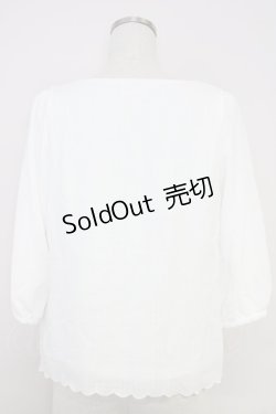 画像2: LODISPOTTO / シフォントップス  白 T-25-08-03-006-LO-TO-AS-ZT393