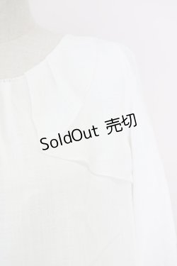 画像3: LODISPOTTO / シフォントップス  白 T-25-08-03-006-LO-TO-AS-ZT393