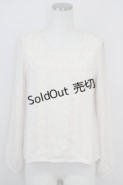 画像1: LODISPOTTO / シフォントップス  ベージュ T-25-08-03-012-LO-TO-AS-ZT393