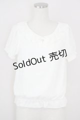 LODISPOTTO / シフォントップス  白 T-25-08-03-002-LO-TO-AS-ZT