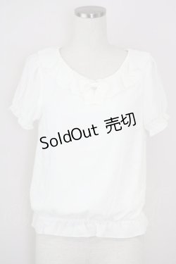 画像1: LODISPOTTO / シフォントップス  白 T-25-08-03-002-LO-TO-AS-ZT