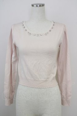 画像1: LODISPOTTO / ビジュートップス  ピンク T-25-08-03-013-LO-TO-AS-ZT