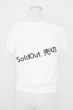 画像2: LODISPOTTO / シフォントップス  白 T-25-08-03-002-LO-TO-AS-ZT