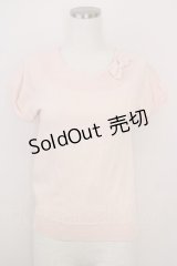 LODISPOTTO / オフショルトップス  ピンク T-25-08-03-016-LO-BL-AS-ZT331