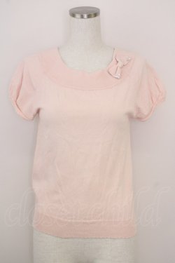 画像1: LODISPOTTO / オフショルトップス  ピンク T-25-08-03-016-LO-BL-AS-ZT