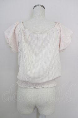 画像2: LODISPOTTO / オフショルトップス  ピンク T-25-08-03-017-LO-BL-AS-ZT