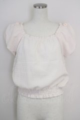 LODISPOTTO / オフショルトップス  ピンク T-25-08-03-018-LO-BL-AS-ZT