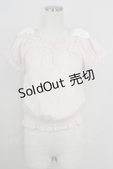 LODISPOTTO / オフショルトップス  ピンク T-25-08-03-020-LO-BL-AS-ZT