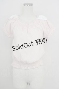 LODISPOTTO / オフショルトップス  ピンク T-25-08-03-020-LO-BL-AS-ZT